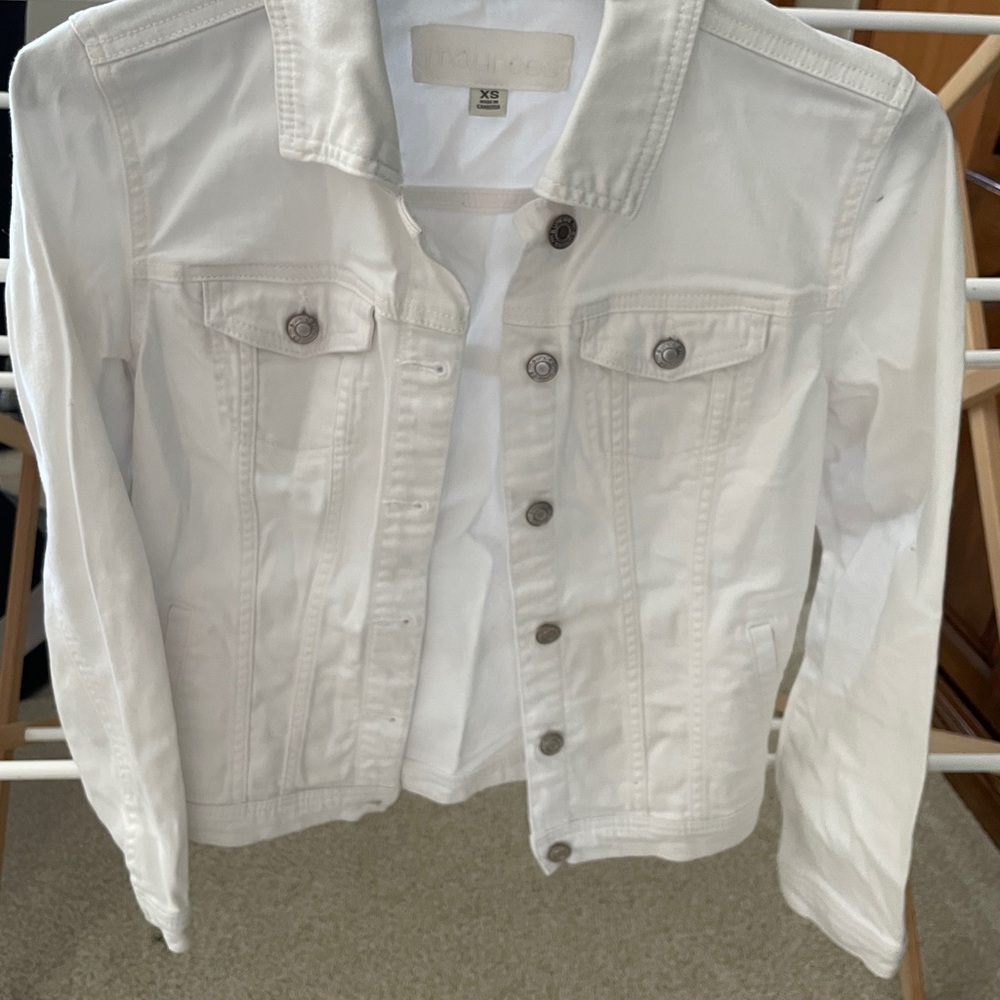 Maurices Off-White Denim Jacket